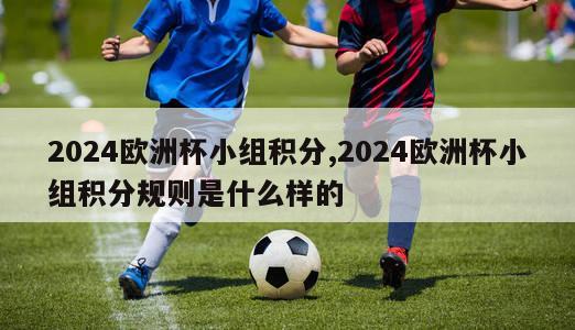 2024欧洲杯小组积分,2024欧洲杯小组积分规则是什么样的